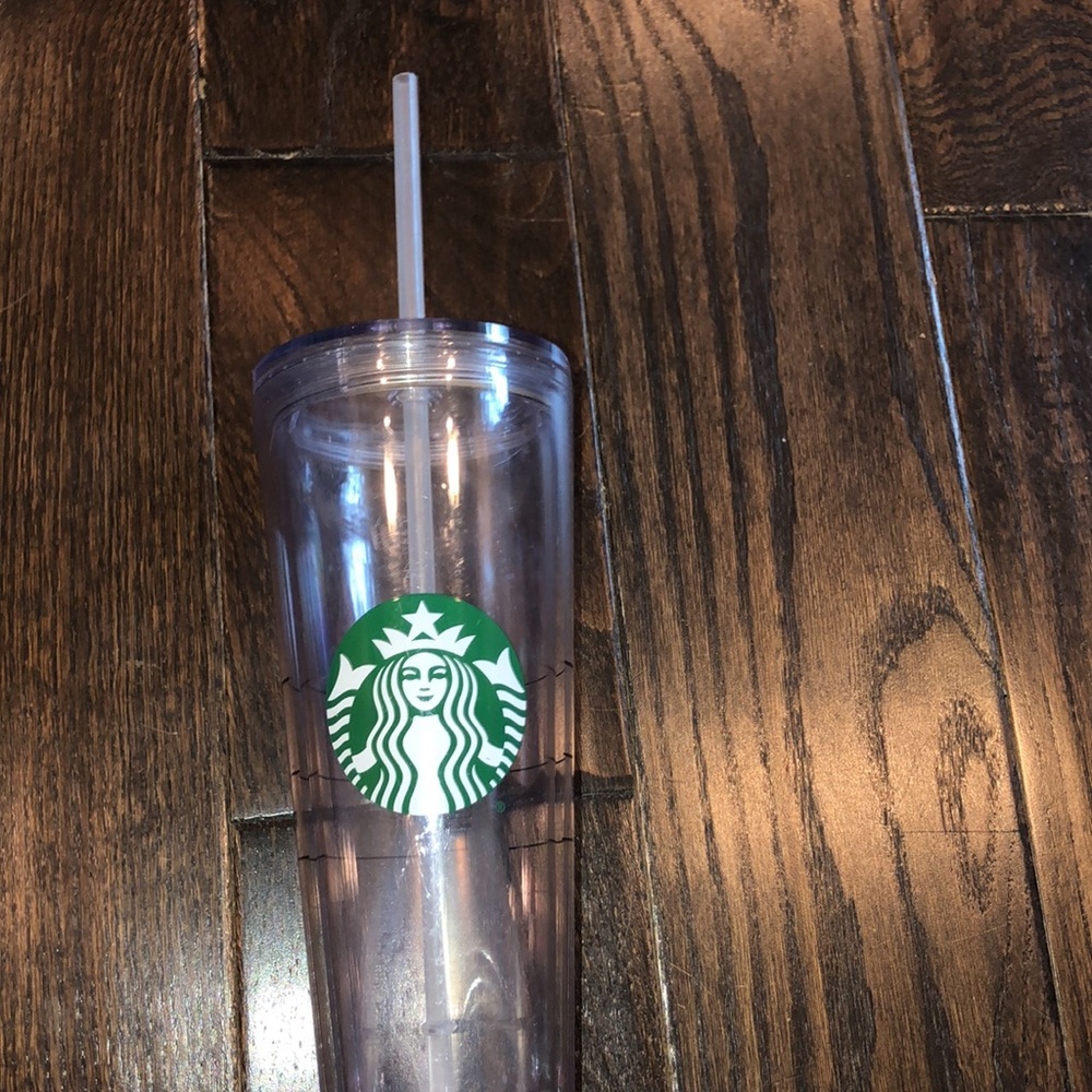 Starbucks 24 ounce venti clear tumblr
